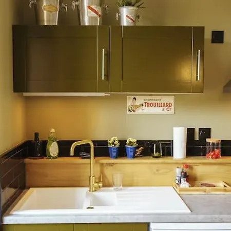 Apartment Au Ptit Bouchon - Stationnement Gratuit Dans La Rue Reims