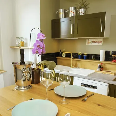 Au P'tit Bouchon - Free Parking - Duplex Apartment Reims